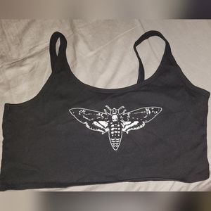 Death Moth crop top